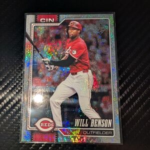 2026 Topps Series 1 Will Benson #171 Silver Rainbow Foil Cincinnati Reds